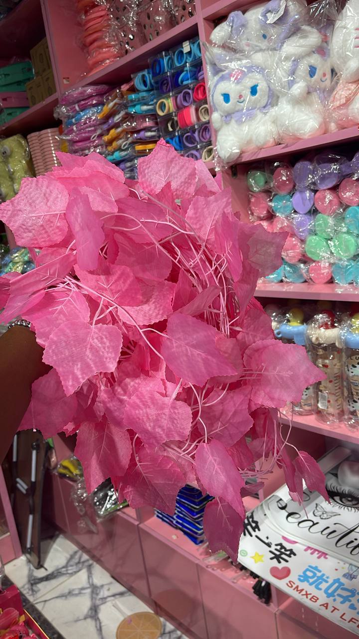 Pink vine leaf