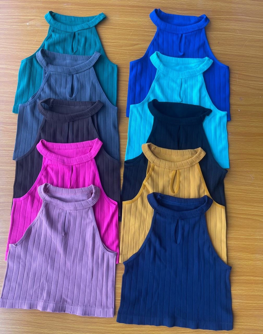 V neck crop top (wholesale)